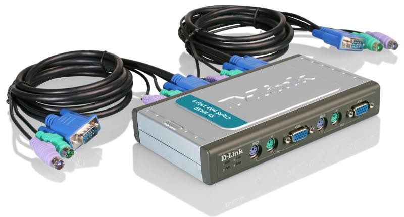 KVM سوئیچ 4 پورت دی لینک DKVM-4K