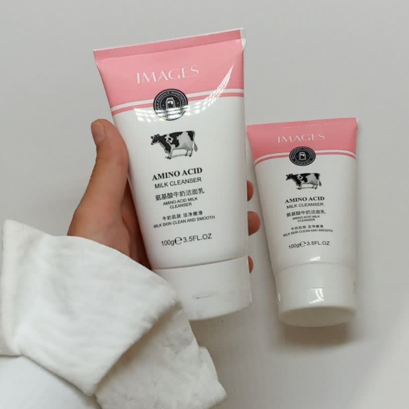 فوم شستشوی شیر گاو ایمیجز