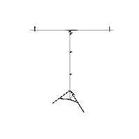 نگهدارنده پرده پرتابل T (عرض 2 متر ، ارتفاع 180)