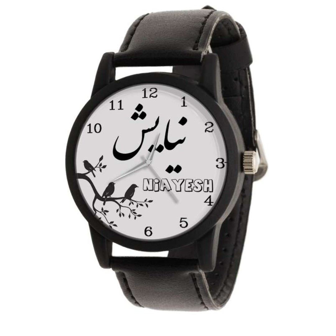 ساعت مچی دخترانه طرح اسم نیایش با قیمت مناسب و کیفیت عالی مناسب هدیه دادن و مدرسه و دانشگاه