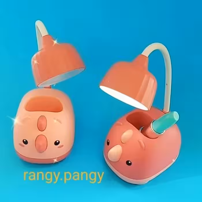 چراغ مطالعه فانتزی.همراه با جاقلمی. و کابل یو اس بی. قابل چرخیدن تا 180 درجه.در دورنگ