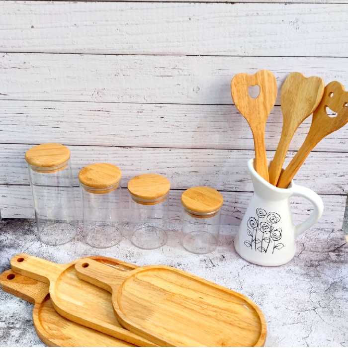 ست چهار عددی بانکه پیرکس در بامبو وارداتی با کیفیت عالی 