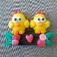 جوجه های عاشق خمیری