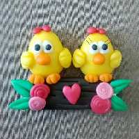 جوجه های عاشق خمیری