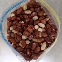 بادام زمینی 400 گرمی درجه یک پخت روز امسالی