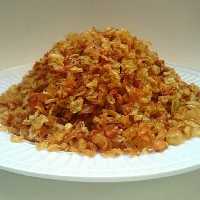 پیاز داغ نگینی زعفرانی مخصوص آش و کوفته و ...  250 گرمی