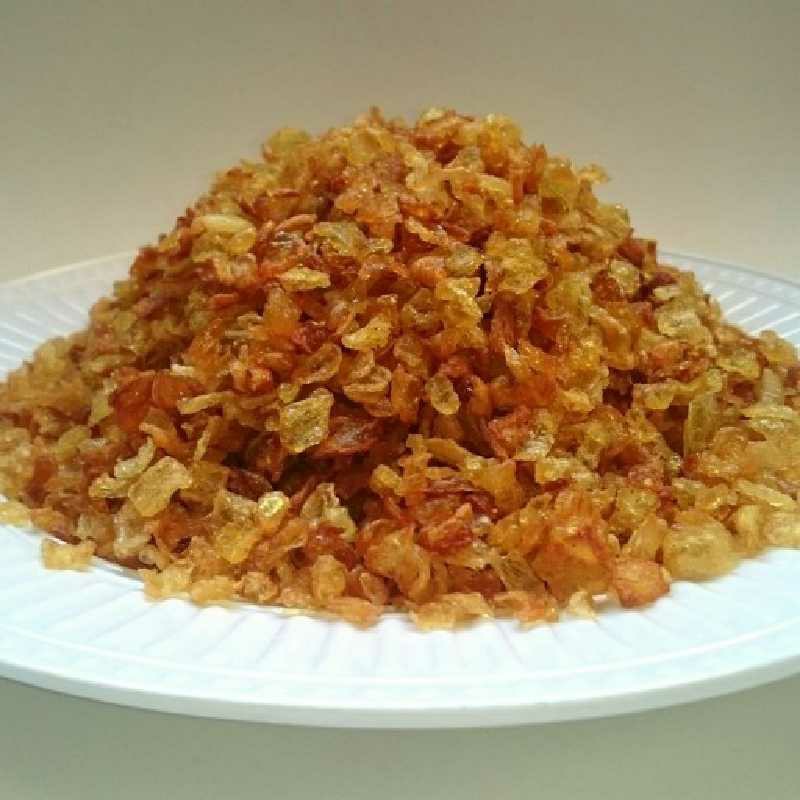 پیاز داغ نگینی زعفرانی مخصوص آش و کوفته و ...  250 گرمی