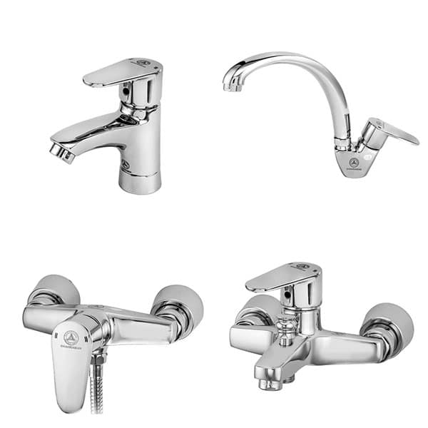 خرید و قیمت ست شیرآلات قهرمان مدل سهند | نوین هوم