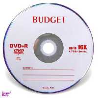 دی وی دی خام باجت (Budget) مدل DVD-R بسته 10 عددی