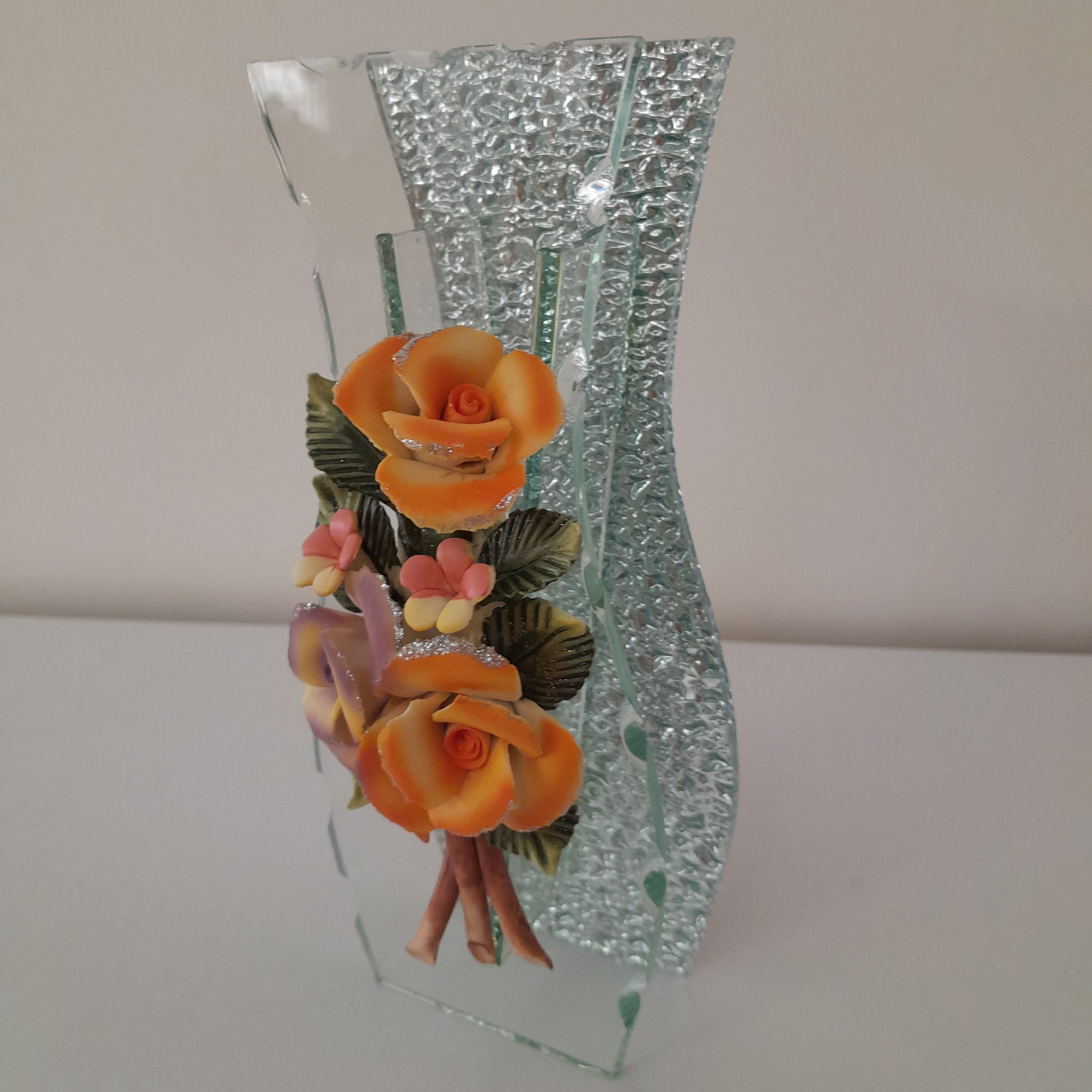 گلدان شیشه ای تزیینی
