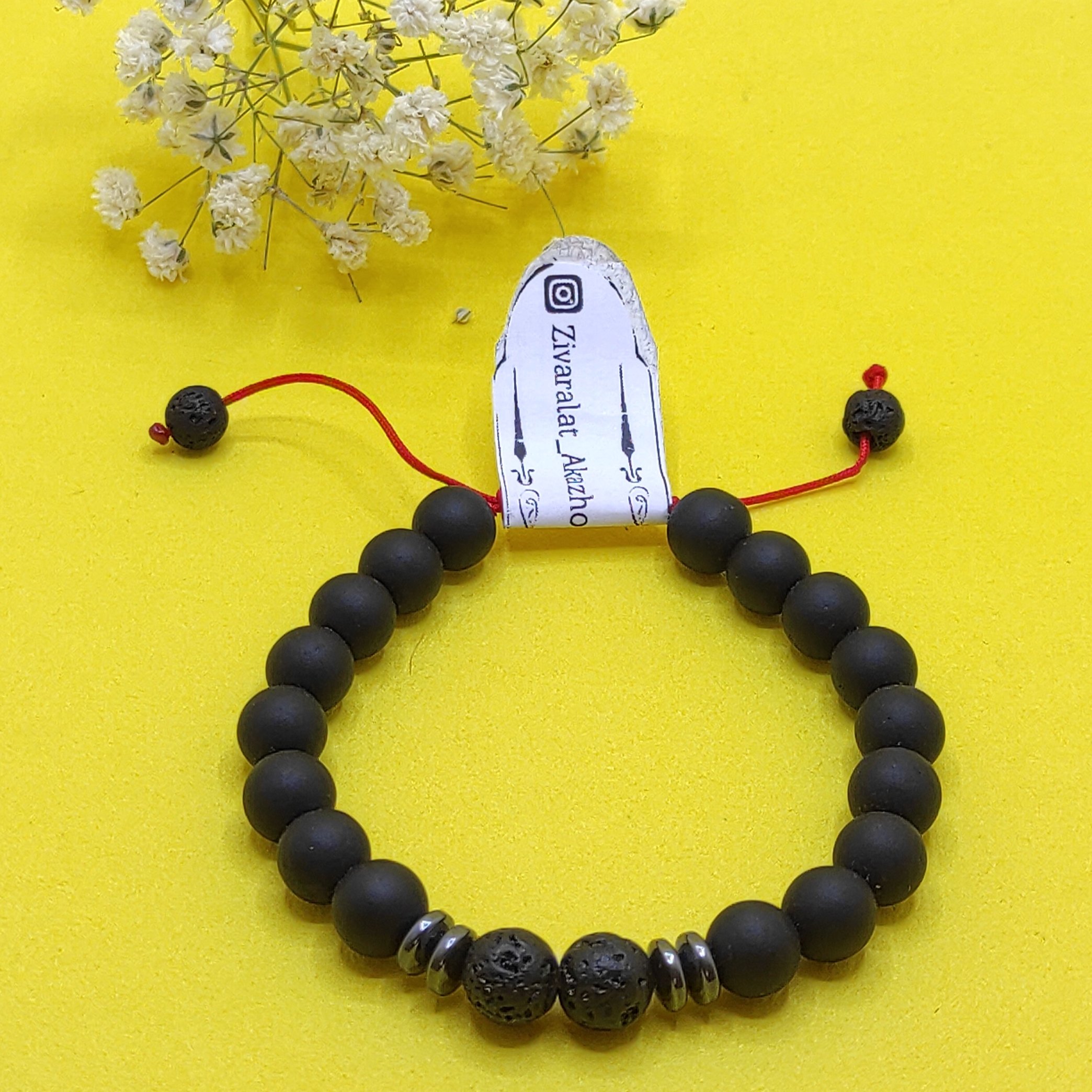 دستبند اونیکس و لاوا