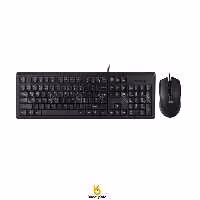کیبورد و ماوس با سیم ای فورتک مدل KR-9276