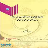 تاریخ زبان و ادب فارسی در سند و پیوستگی های آن با ایران نشر دانشگاه تهران