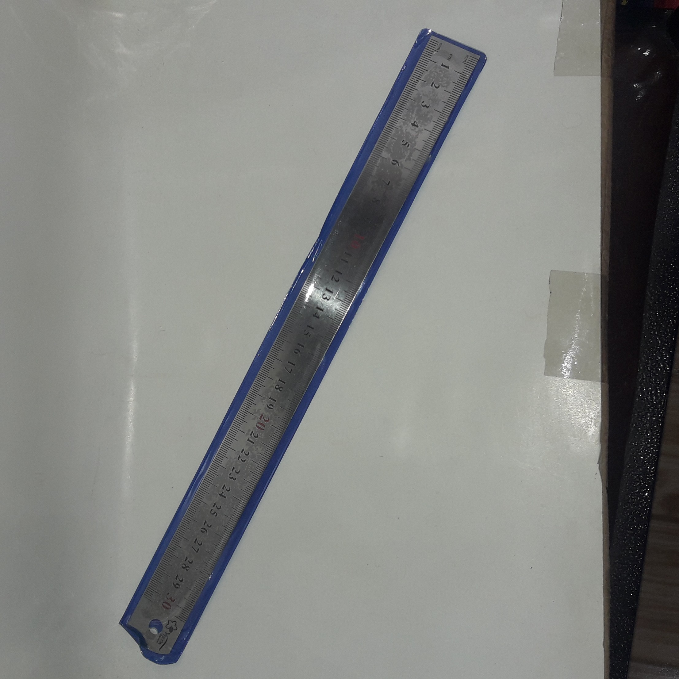 خط کش فلزی 30 سانتی استیل