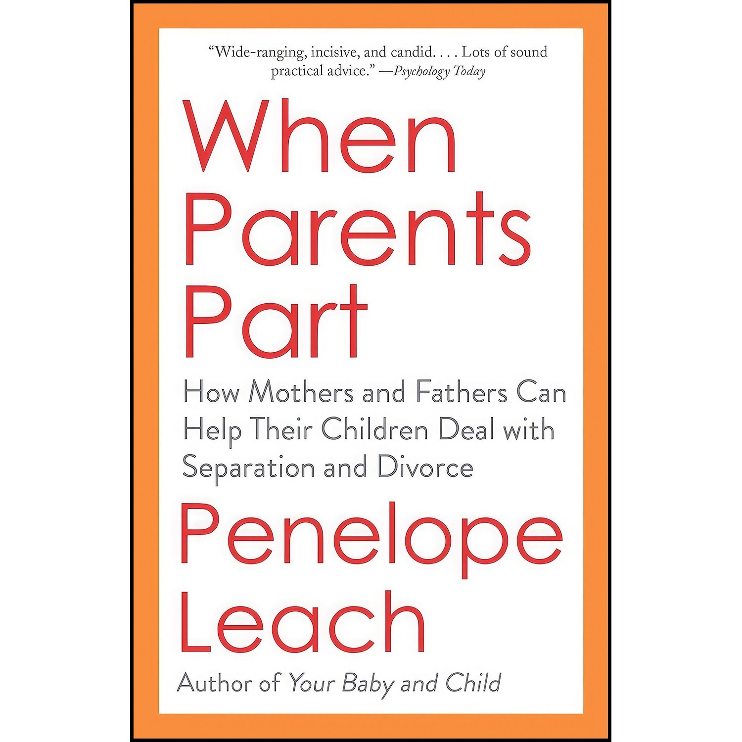 کتاب زبان اصلی When Parents Part اثر Penelope Leach