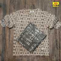 بلوز بوکله مردانه بافت برجسته یقه گرد جلو بسته گرم اسپرت سایزLتا3xl