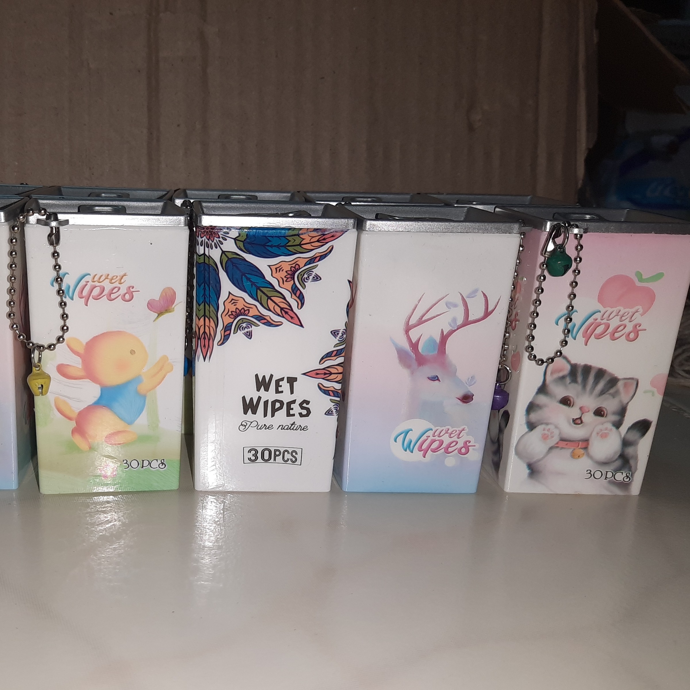 دستمال مرطوب قوطی مستطیلی فانتزی 