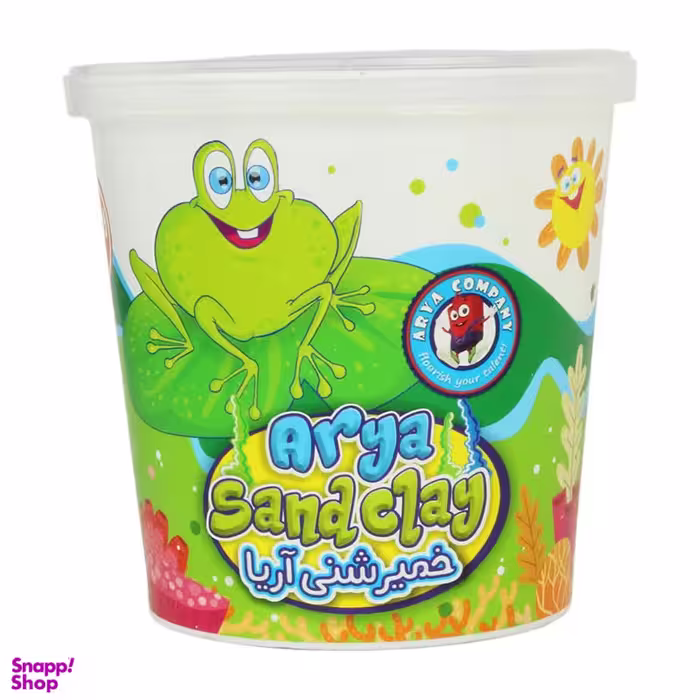 خمیر شنی آریا (Arya) مدل قورباغه همراه با ابزار وزن 300 گرم