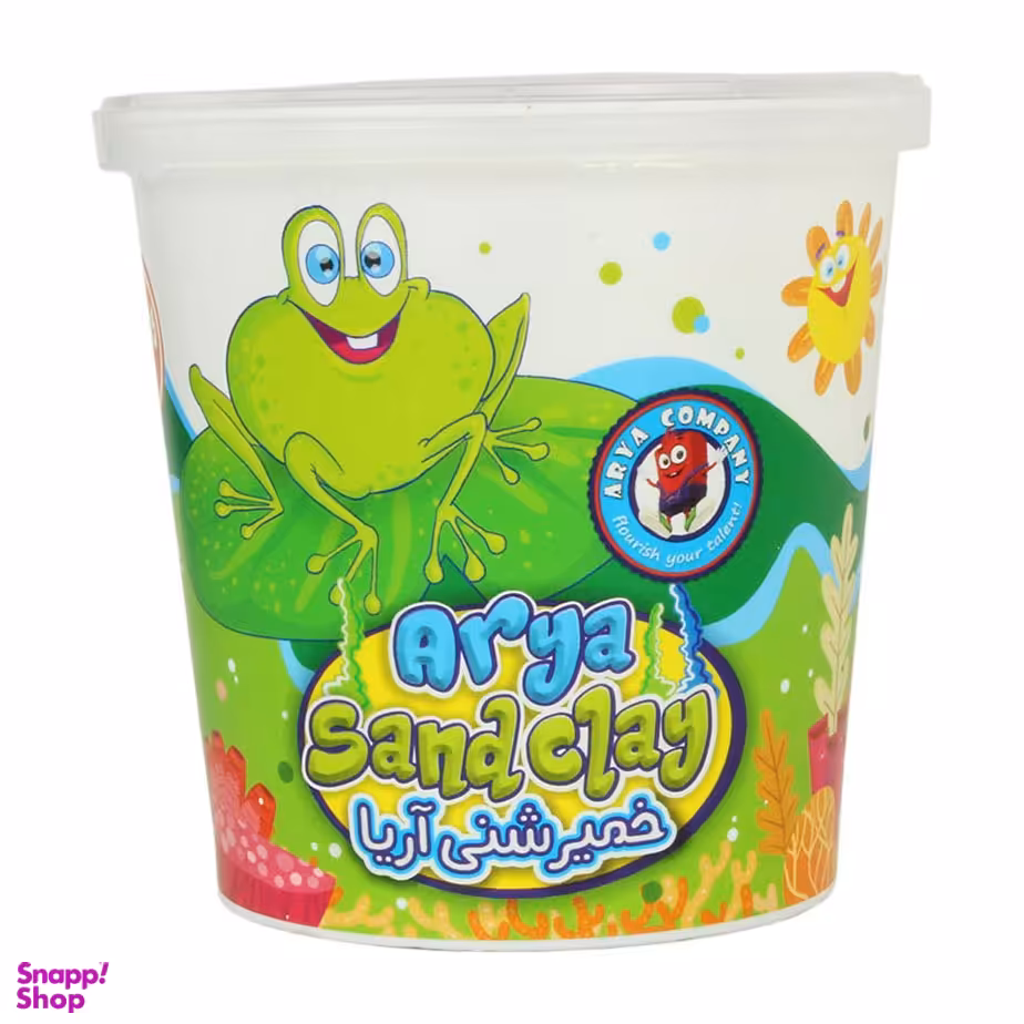 خمیر شنی آریا (Arya) مدل قورباغه همراه با ابزار وزن 300 گرم
