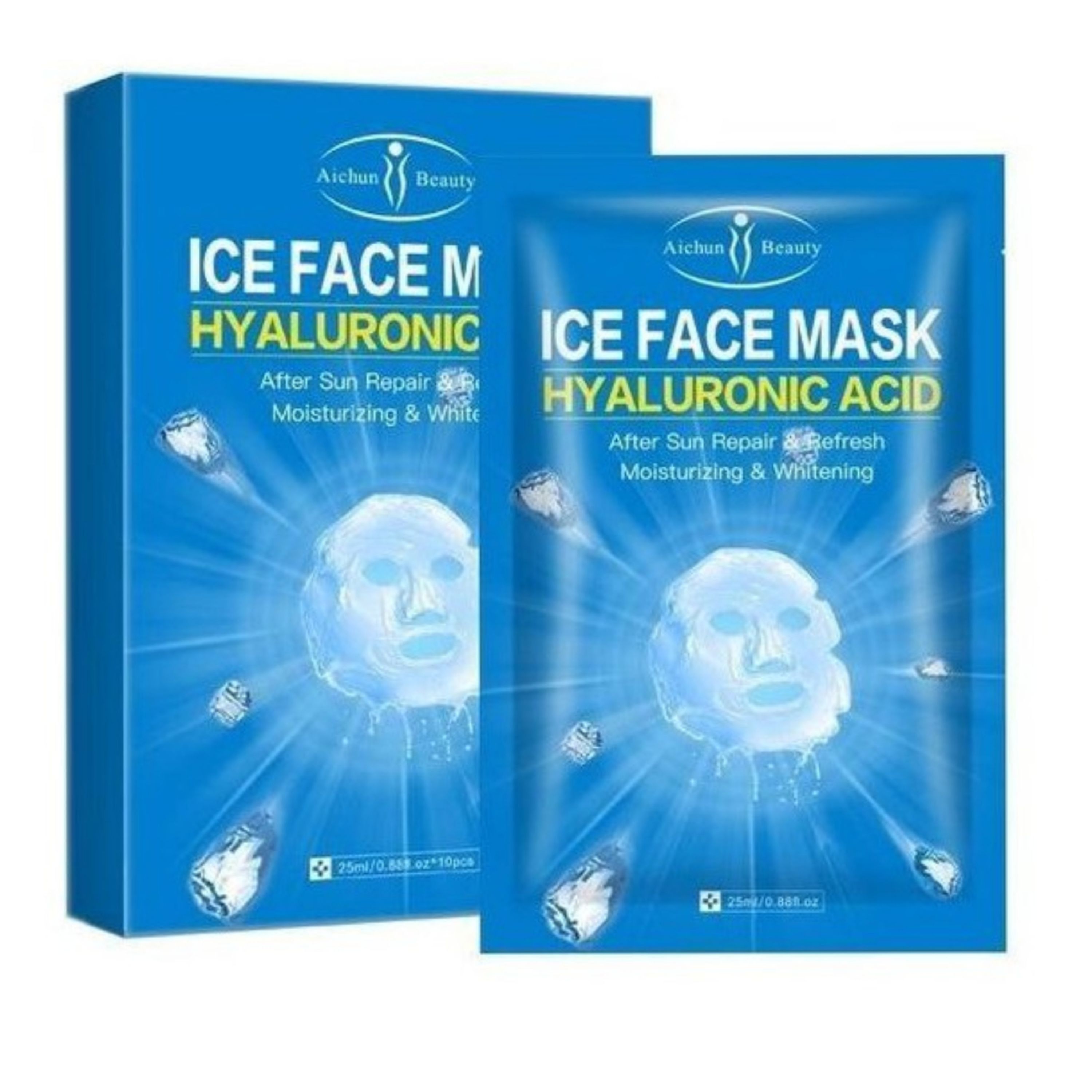 ماسک ورقه ای صورت یخی برند آیچون بیوتی