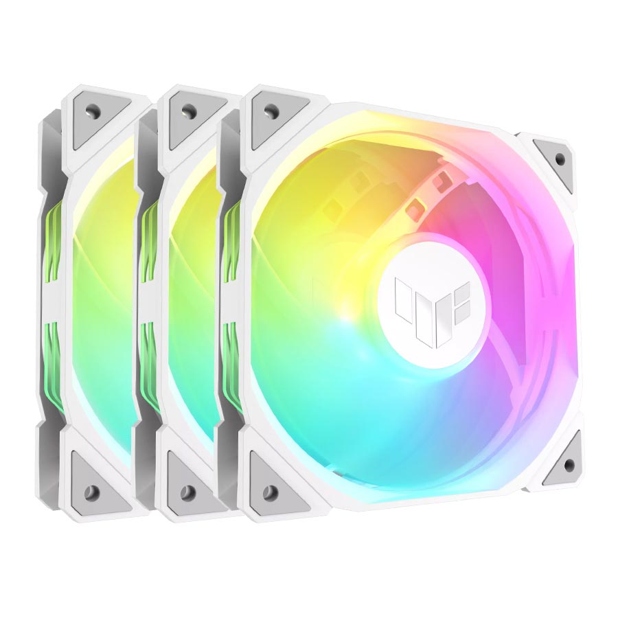 قیمت و خرید فن خنک کننده کیس کامپیوتر ایسوس مدل TUF Gaming TR120 ARGB White 3-in-1 | یاس ارتباط
