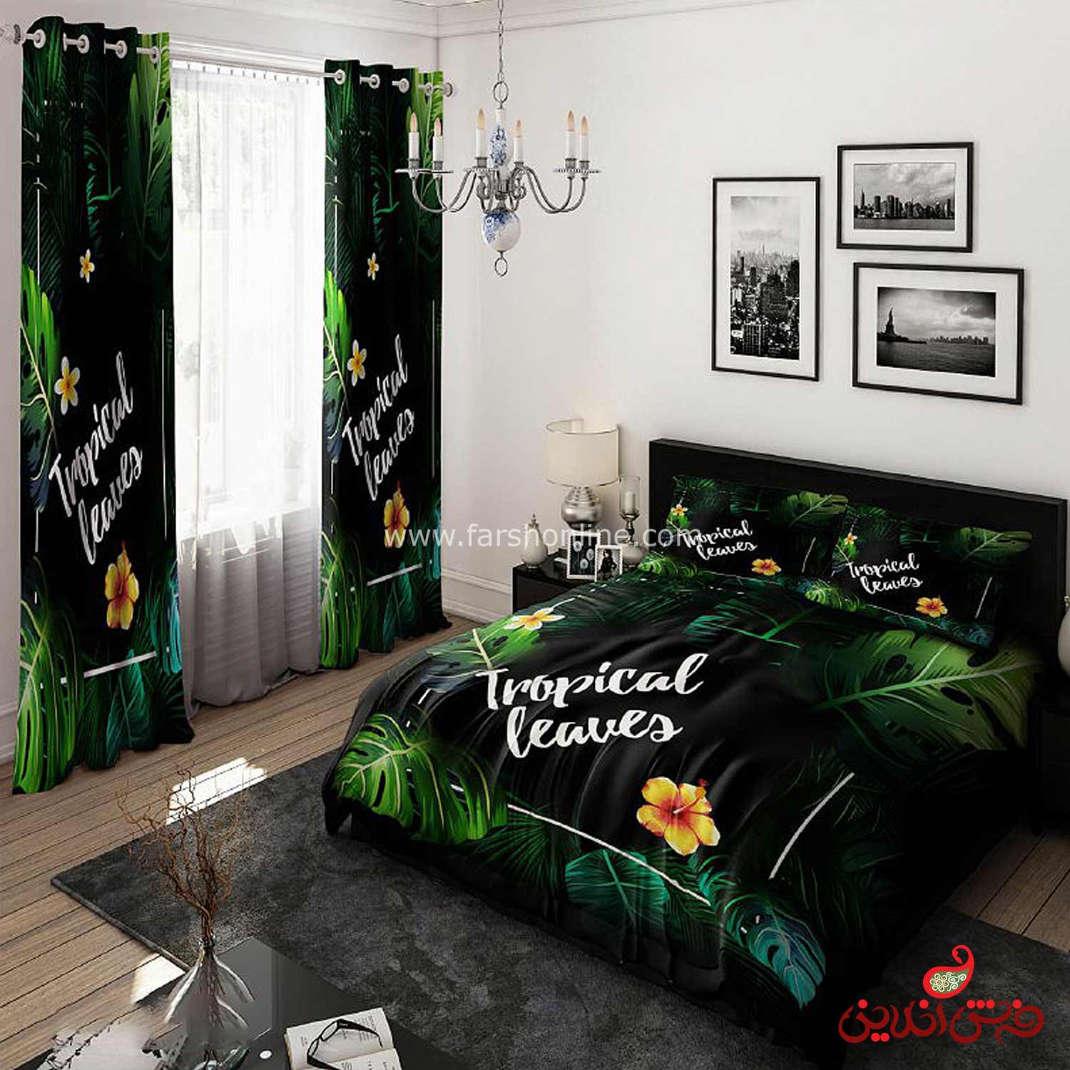 روتختی طرح برگ‌های مناطق گرمسیری کد 15307