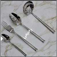 سرویس قاشق و چنگال 24 نفره 144 پارچه یونیک مدل مونت ضخیم (6/200)کیلو