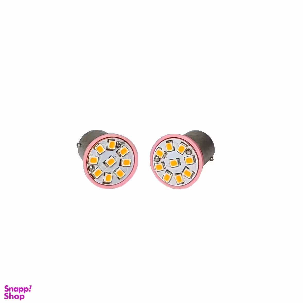 لامپ تک کنتاکت ال ای دی خودرو مدل SMD-F9P نور صورتی بسته 2 عددی