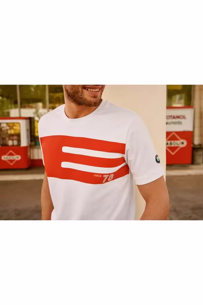 جلیقه موتورسوار کرمی BMW SOCKET78 ROUND COLLAR TSHIRT CREAM Yamaha