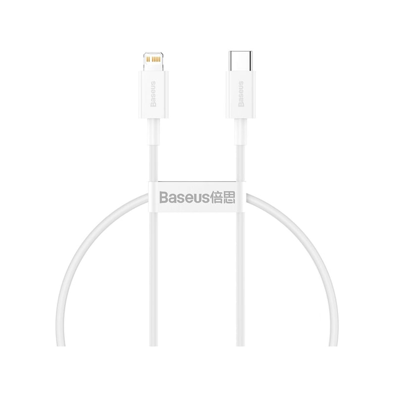 کابل تبدیل USB-C به لایتنینگ باسئوس مدل CATLYS-02 20W طول 25 سانتی متر - فروشگاه کارما آی‌تی