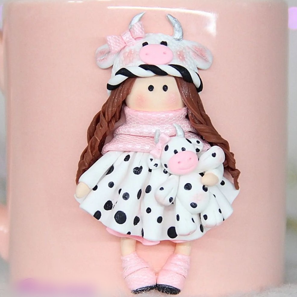 ماگ سرامیکی دختر ک بامزه