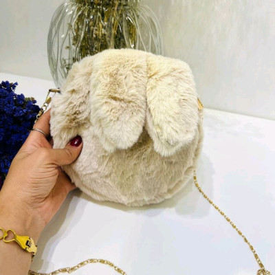 کیف دوشی خزدار