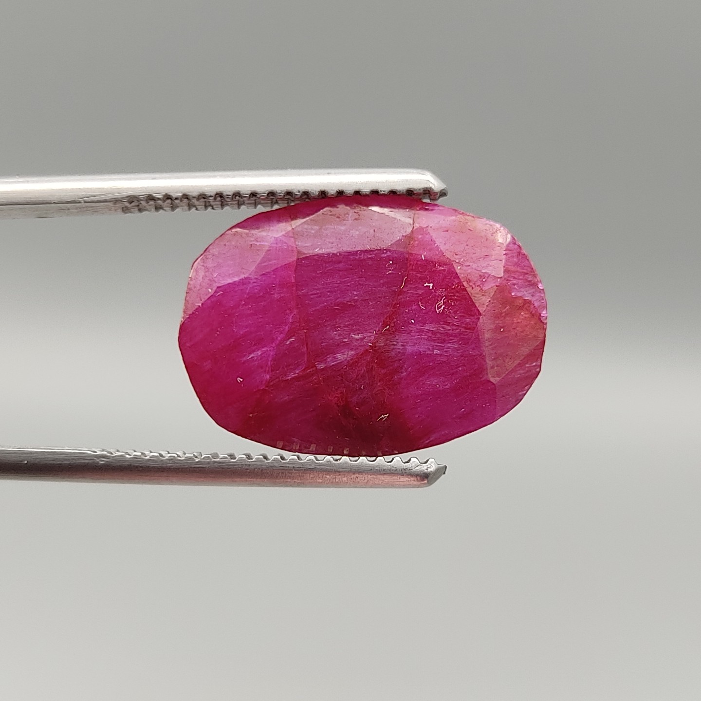 یاقوت قرمز اصل طبیعی و معدنی 11.10 قیراط 18 میل 