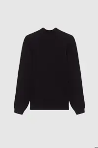 پلیور مشکی مردانه SLIM FIT بافندگی اورجینال TWN