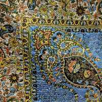 ترمه رومیزی افشار  طرح ابریشم