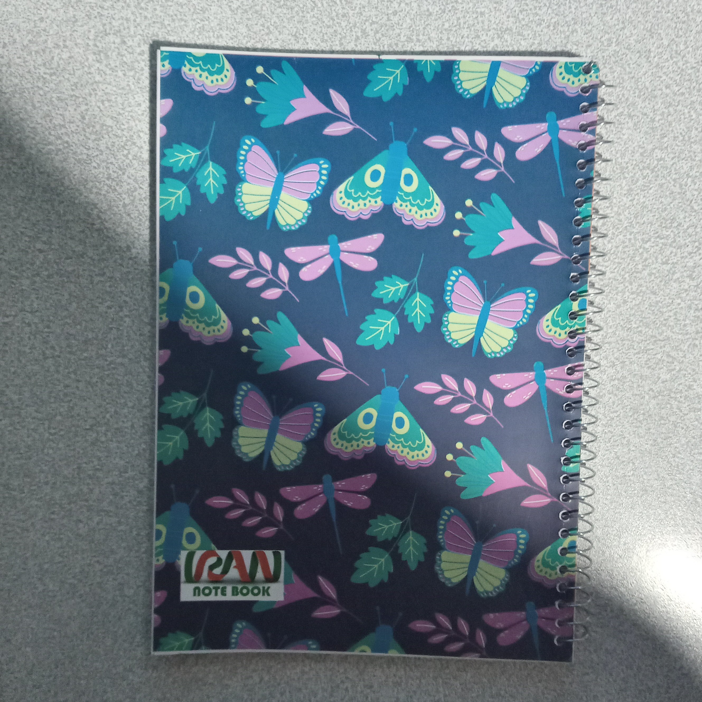 دفتر 80 برگ سیمی جلد مقوایی بسته 3 عددی