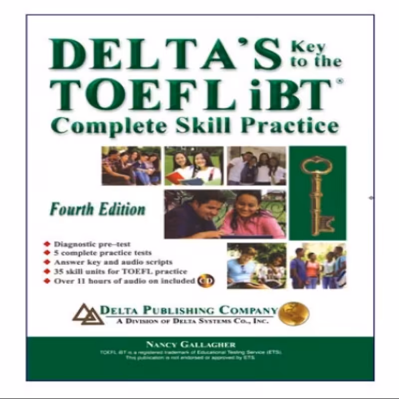 Deltas Key To TOEFL IBT 4th Edition کتاب