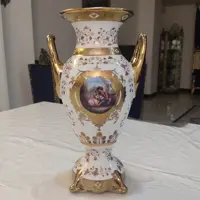 گلدان کاپی طرح لیلی و مجنون جنس چینی برند ای تی سی ساخت چین  ارتفاع سی سانتیمتر با جعبه کادویی 