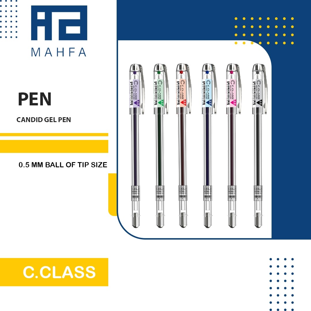 روان نویس سی کلاس مدل candid  نوک 0.5 ( 10 عدد)