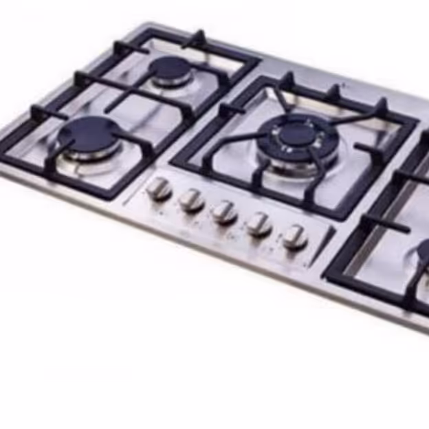 گاز رومیزی صفحه استیل 5 شعله طرح بوش