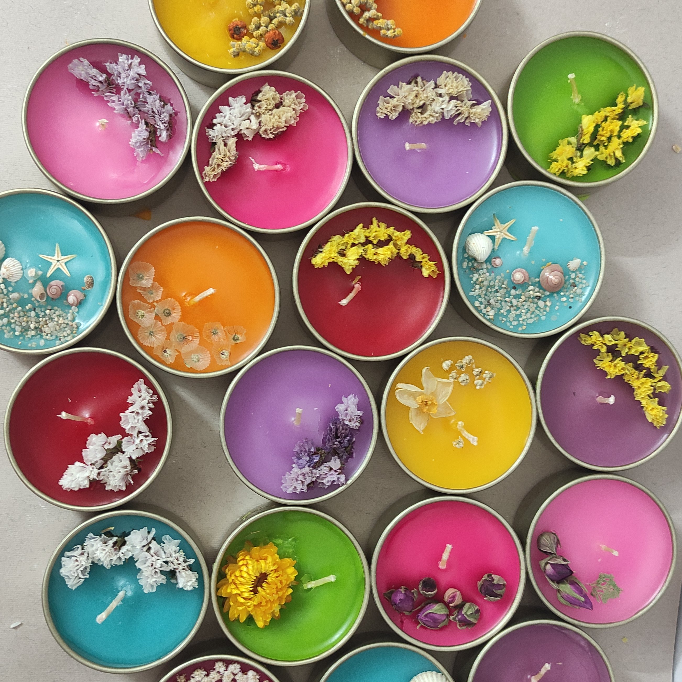 شمع قوطی فلزی