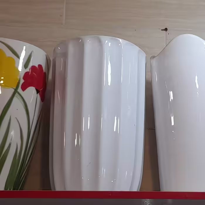 گلدان سرامیکی استوانه