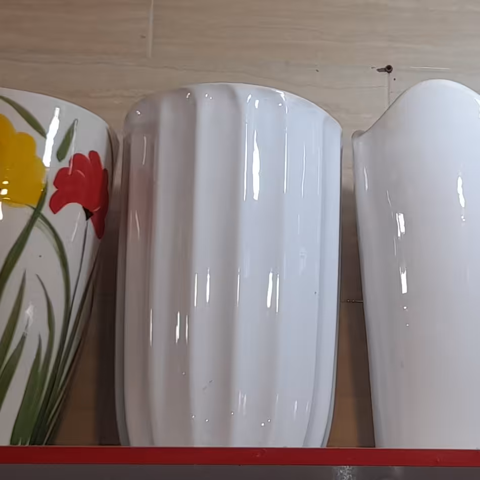 گلدان سرامیکی استوانه