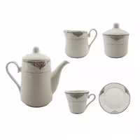 سرویس چای خوری 17 پارچه چینی پارس مدل 463 کد 3129 (پس کرایه)