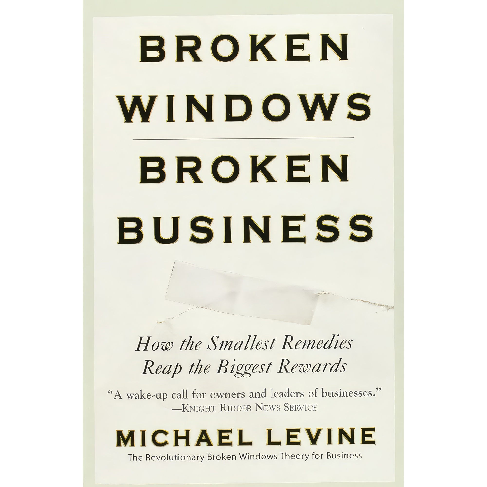 کتاب زبان اصلی Broken Windows Broken Business اثر Michael Levine