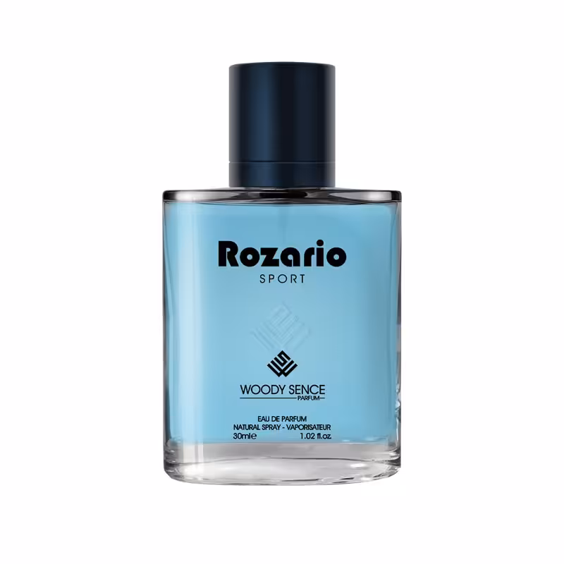 عطر جیبی مردانه وودی سنس مدل روزاریو اسپرت Rozario Sport