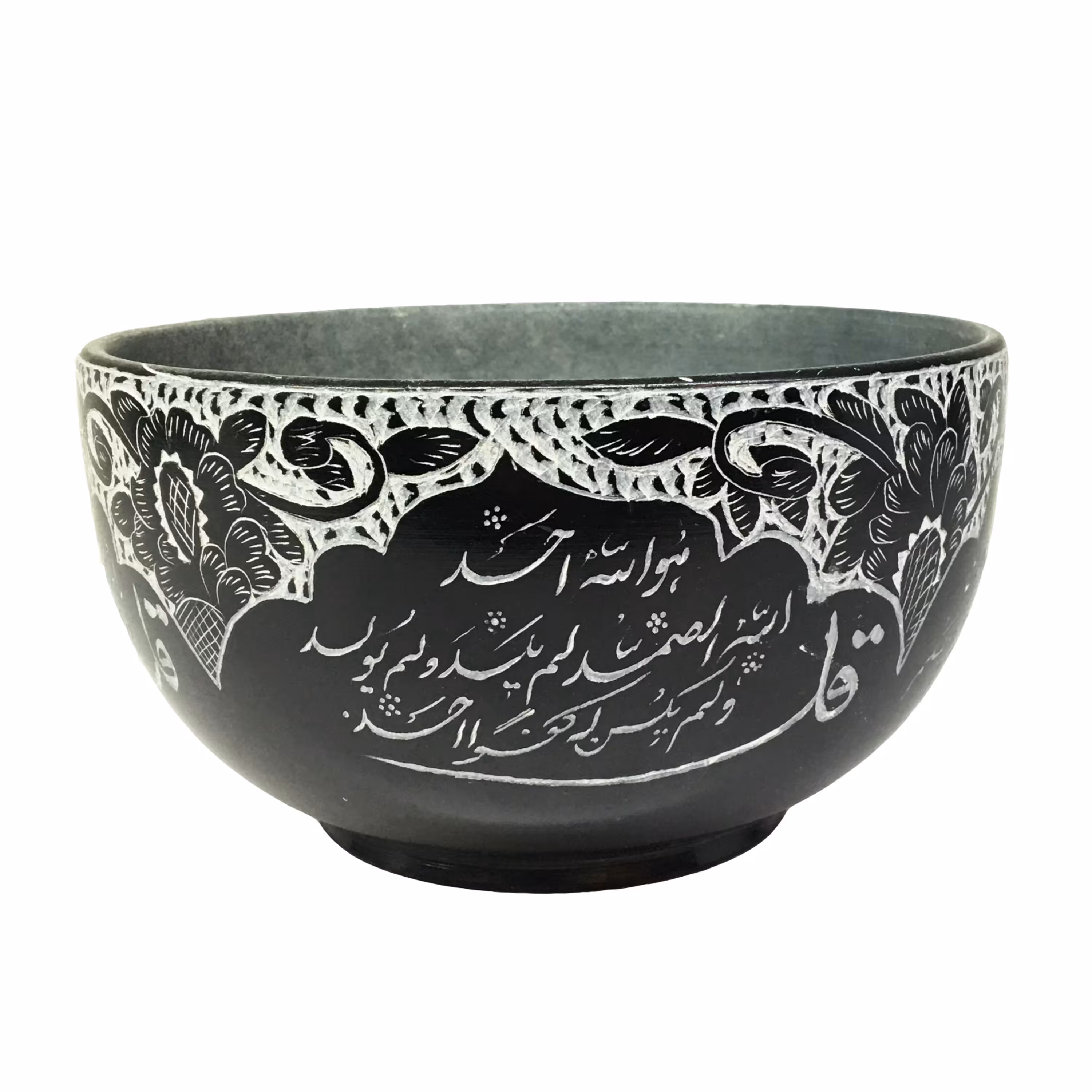 کاسه سنگی خطی طرح چهار قل