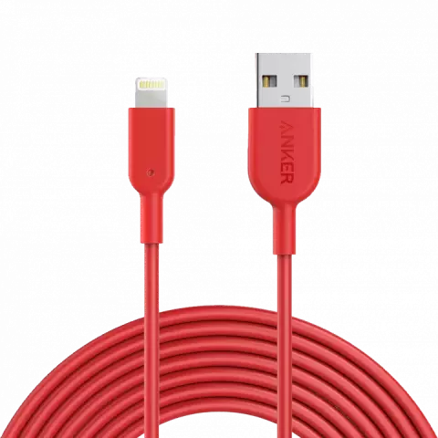 کابل شارژ 3 متری USB به ANKER LIGHTNING مدل A8434H91