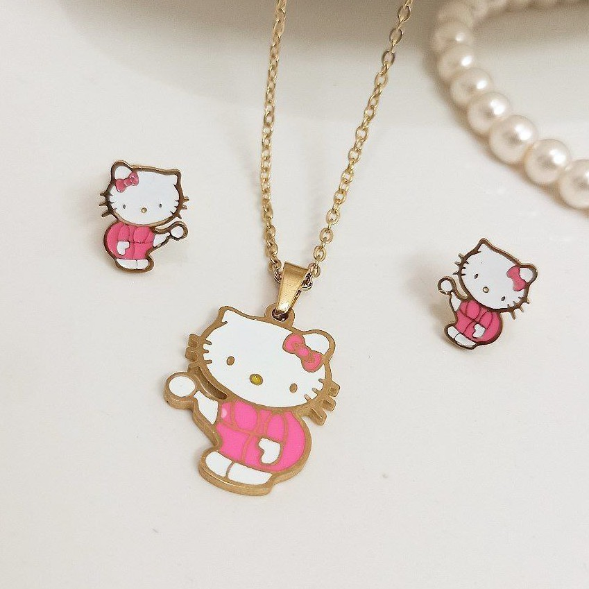 اکسسوری بدلیجات نیمست کیتی  ضدحسایت جنس استیل 