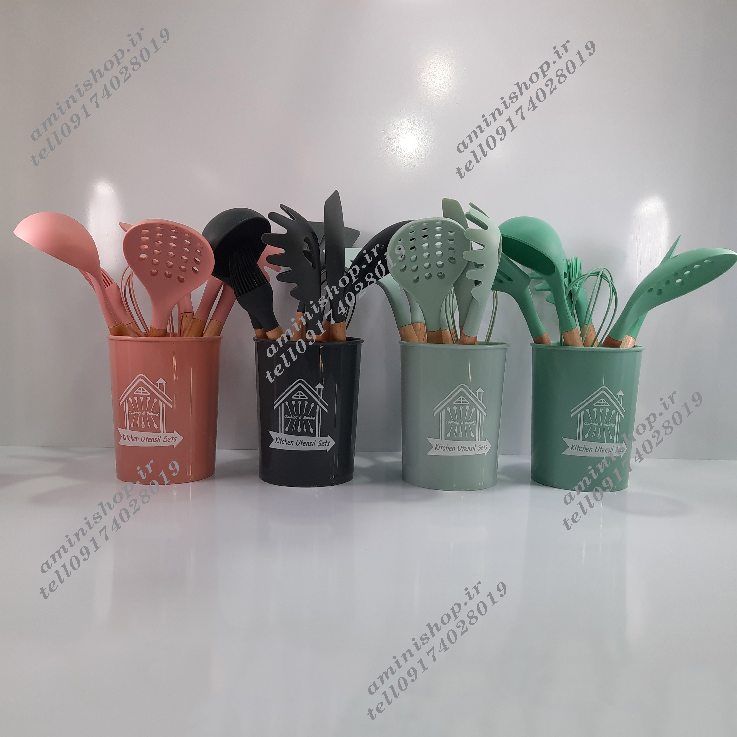 ست 7تیکه ملاقه کفگیر کیچن ست